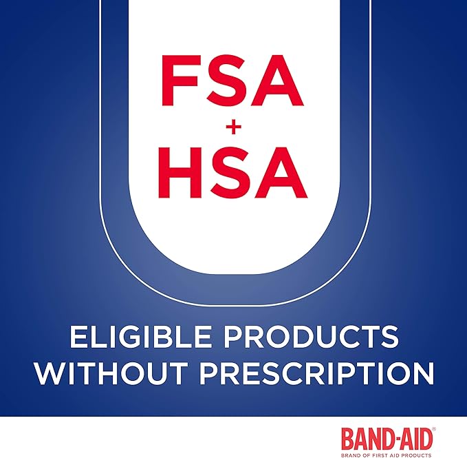 Band-Aid Brand Flexible Fabric Adhesive Bandages 100 Count