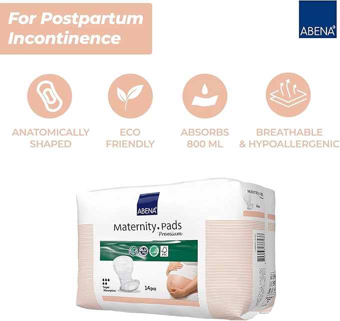 Abena Premium Maternity Pads, Perfect 14 Count