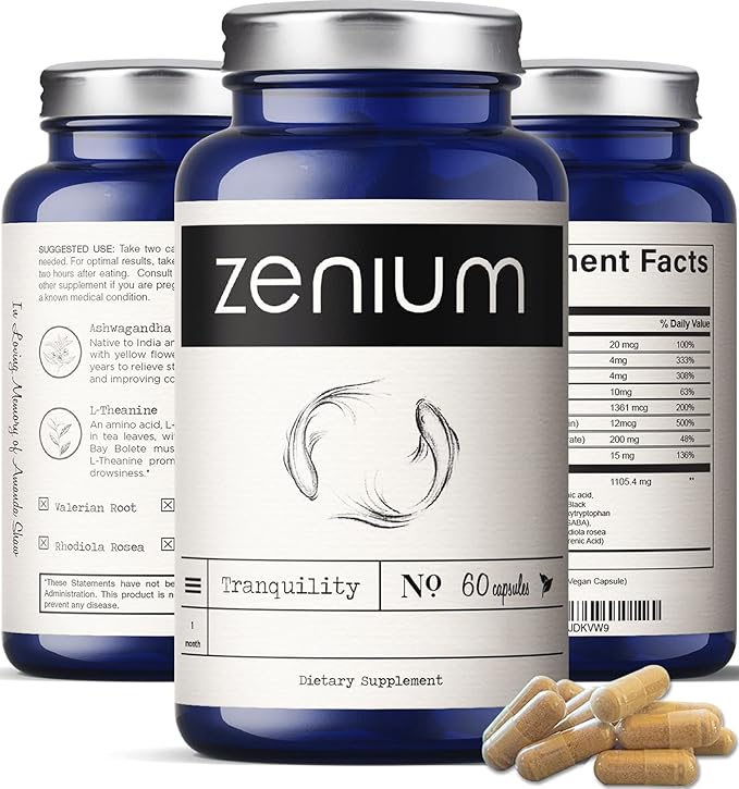 Relieve Stress, Tension, Worry, Nervousness, & Irritability |60 Capsules