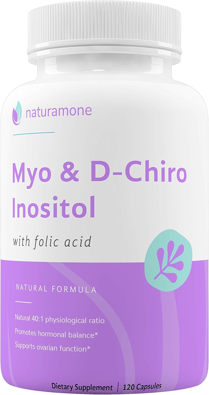 Myo-Inositol & D-Chiro Inositol Blend 100% of 40:1 Physiological 120 Capsules