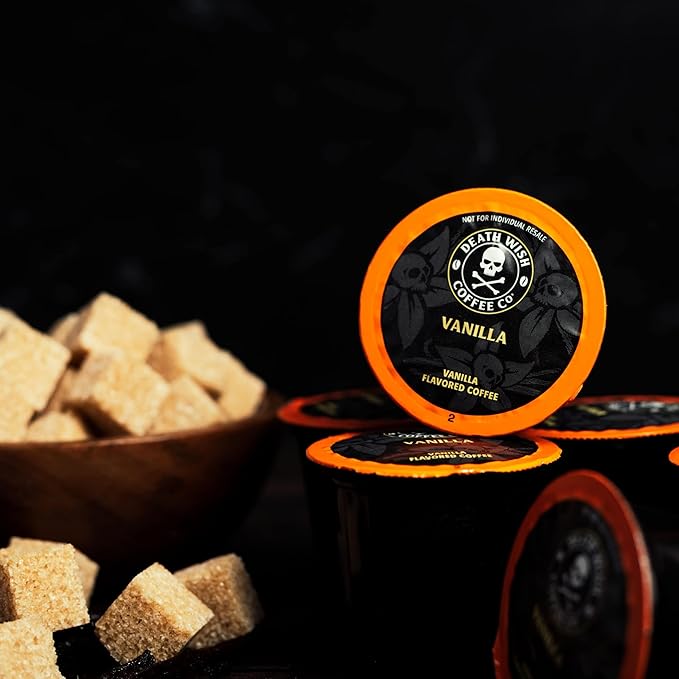 Death Wish Coffee, Vanilla Single Serve Pods (30 Count)