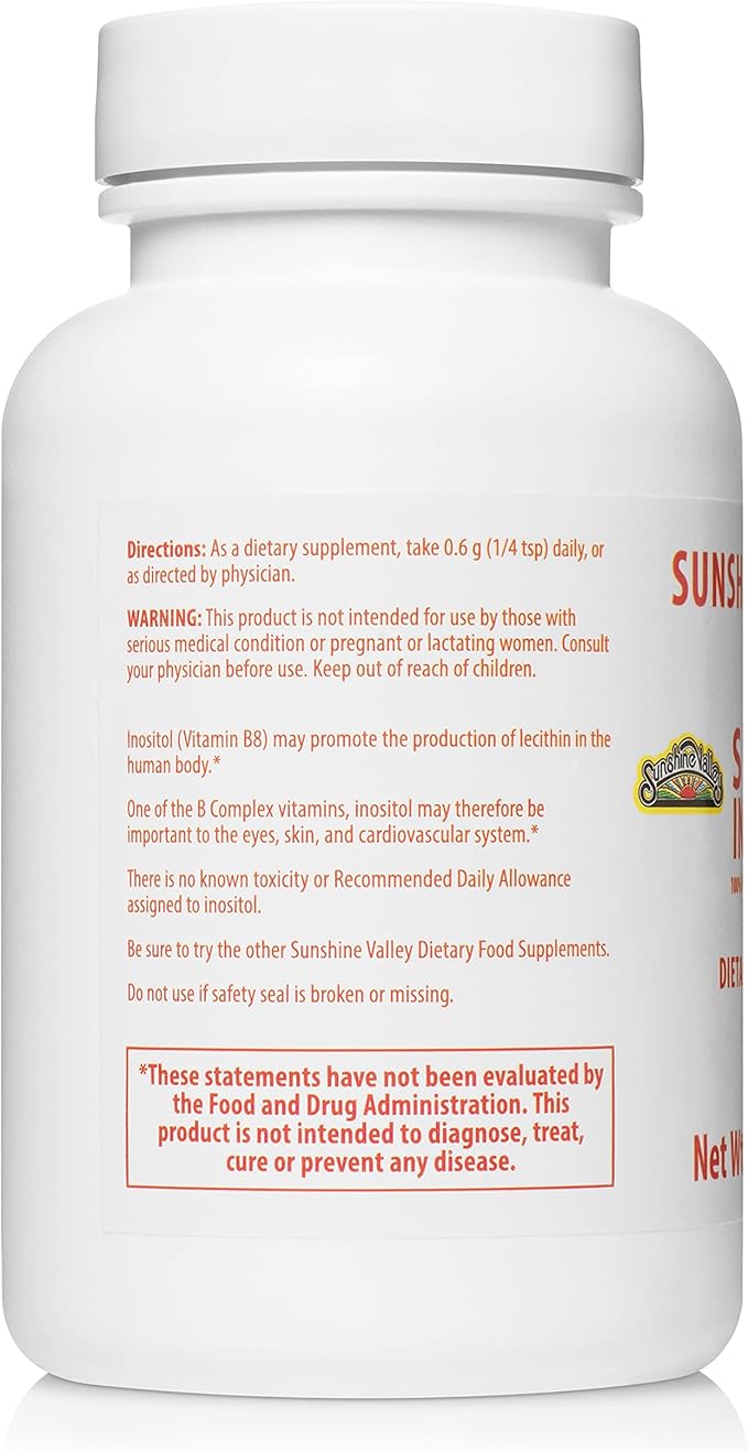 Super Inositol, Vitamin B8 Powdered Dietary 2 oz