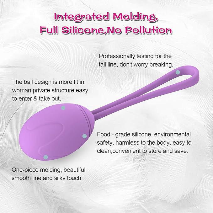 Kegel Exercise System for Massager of 5 Silicone