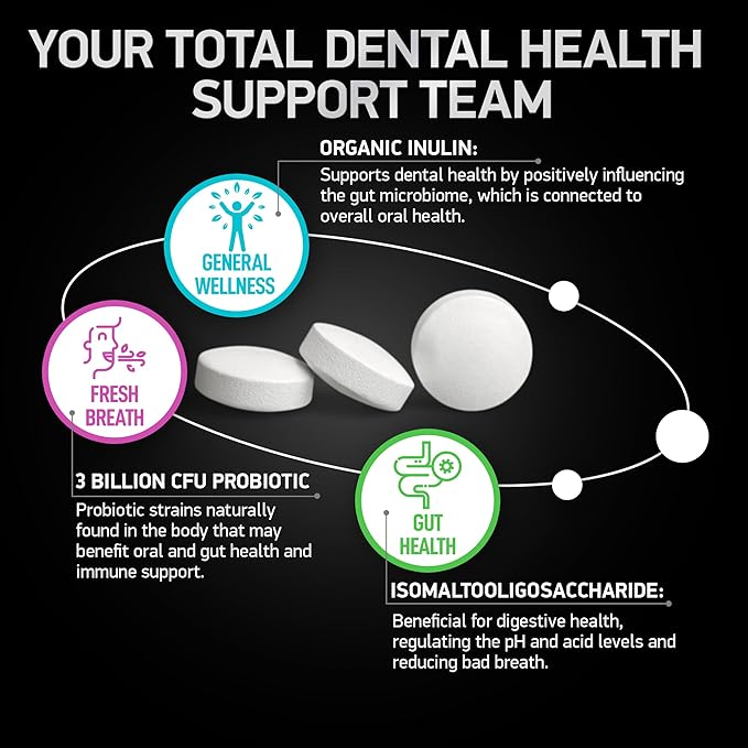 Dental Probiotics For Bad Breath & 90 Tablets
