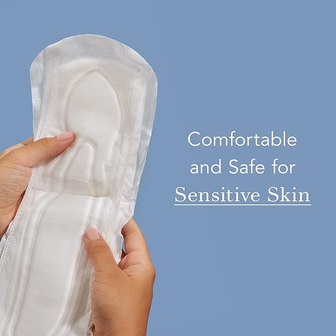 Rael Incontinence Pads for Women, Organic 4 Layer 30 Count)