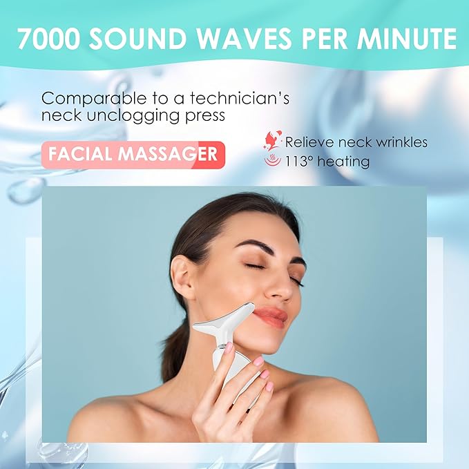Facial Massager Red-Light-Therapy-for-Face and Neck, Face 7 Color
