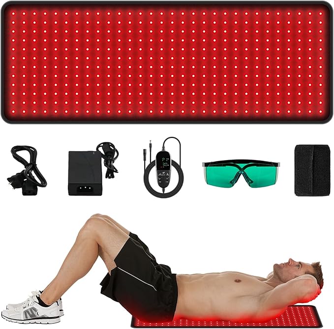 LED Red Light Therapy Pad 360pcs 660nm and 850nm Red