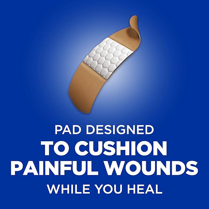 Band-Aid Brand Flexible Fabric Adhesive Bandages 100 Count