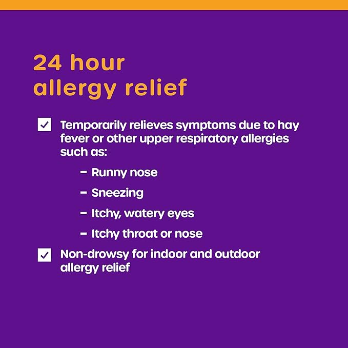 HealthCareAisle Allergy Relief 180 mg 180 Tablets 24-Hour Allergy