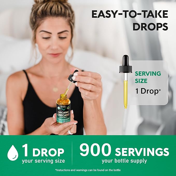 USDA Organic Oil of Oregano 1 fl