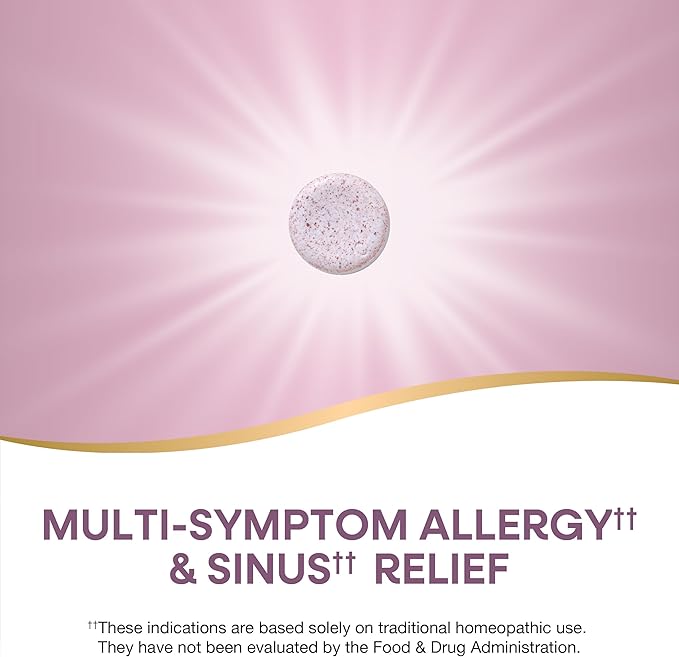 Nature's Way Umcka Allergy+Sinus Homeopathic, Sneezing, 20 Chewable