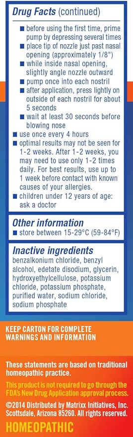 Zicam Allergy Relief No-Drip Liquid Nasal 0.5 Ounce