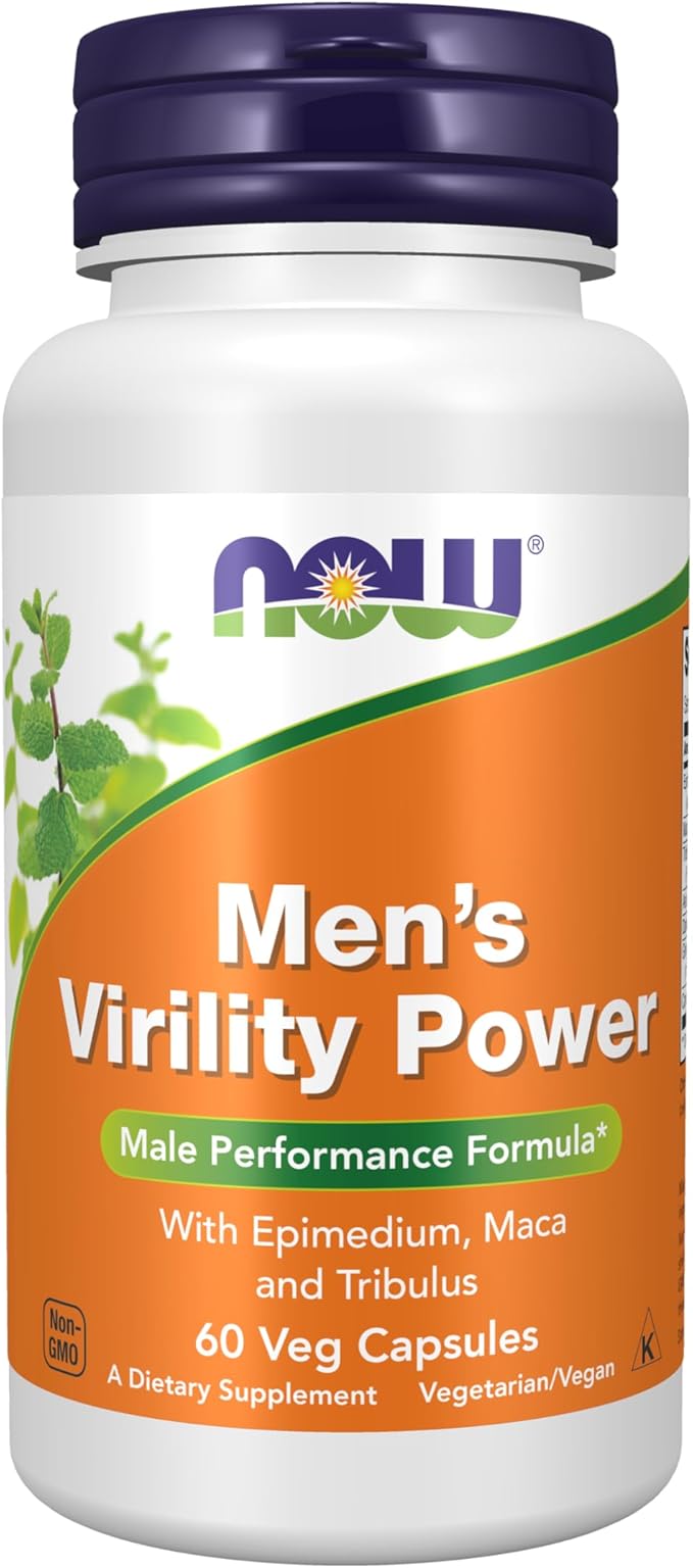 NOW Supplements, Men's Virility Power, Featuring 60 Veg
