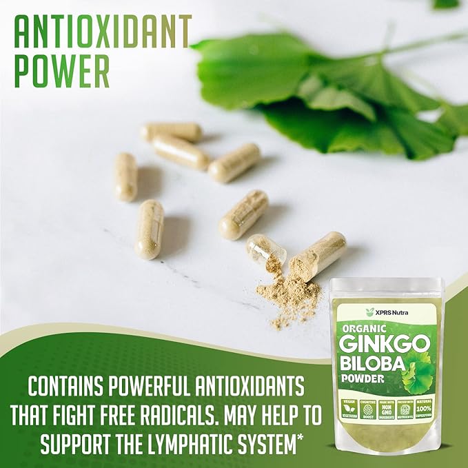XPRS Nutra Organic Ginkgo Biloba Powder (16 oz)