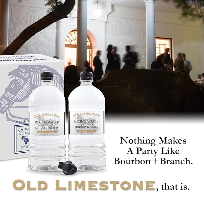 Pack of 4 Old Limestone's 1 Liter Bottles