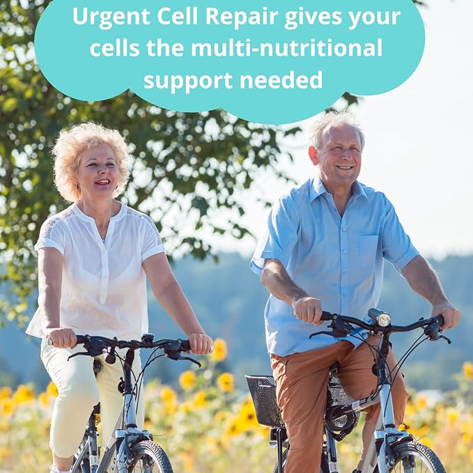 Urgent Cell Repair - All Natural Cellular Regeneration, Anti Aging Benefits, Support Skin, Kidney, Hair, Gut, Bones, Brain, Joints, Lungs and Liver (30 Tablets)