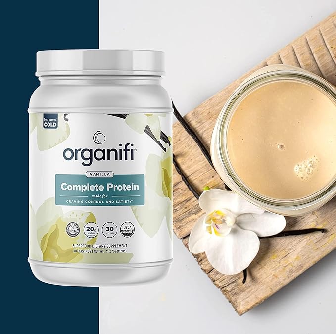 Organifi Complete Protein Vanilla Flavor 30 Day