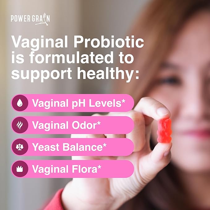 URO Vaginal Probiotics Gummies for Women – 5 Billion CFUs – pH Balance & Vaginal Health Support – Prebiotics & Digestive Enzymes – Supports Vaginal Flora & Odor Control – Yeast Infection Treatment