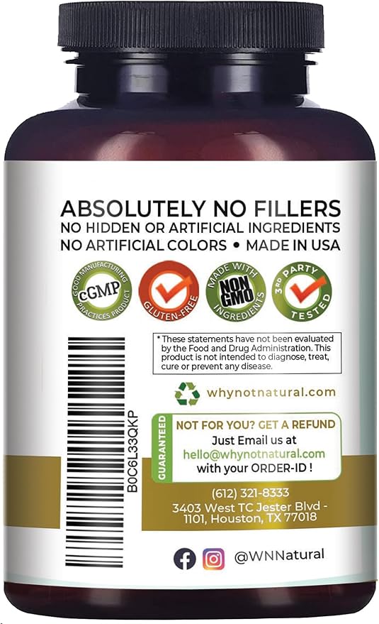 Why Not Natural 4-in-1 Organic Black (120 Count 1)