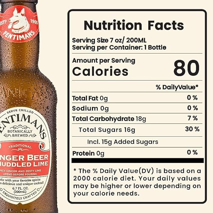 Fentimans Sparkling Variety Pack (Pink Grapefruit Tonic Water, Ginger Beer & Muddled Lime, Tonic Water) - Craft Soda, Natural Mixers, Botanically Brewed - 4 of Each, 6.7 Fl Oz (Pack of 12)