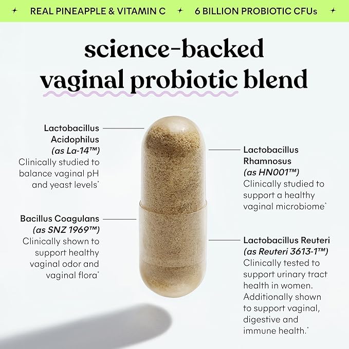 Lemme Purr Vaginal Probiotics for Women 60 Veggie