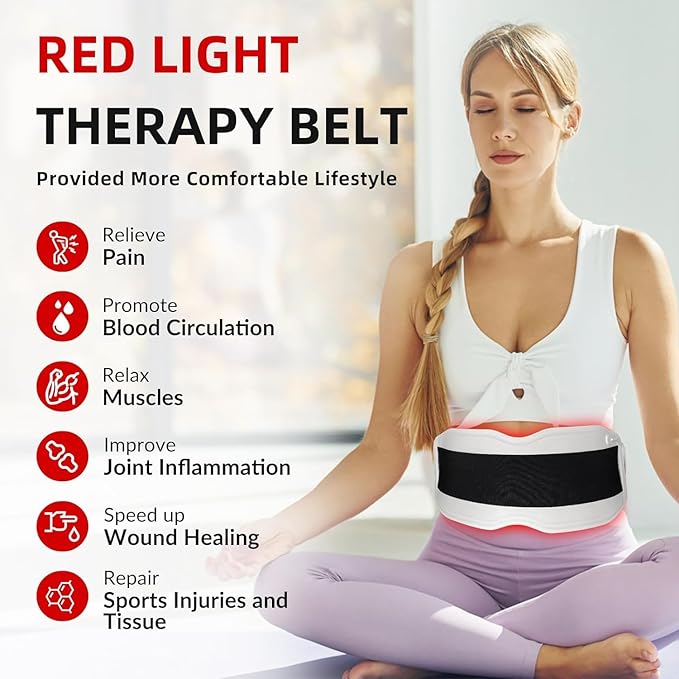 Red Light Therapy Belt, 450pcs 660nm 850nm 940nm, 940nm, Infrared