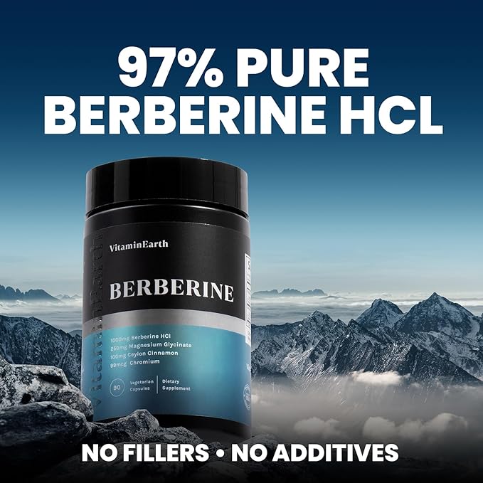 Berberine Supplement Complex 1000mg, Ceylon 90 Capsules