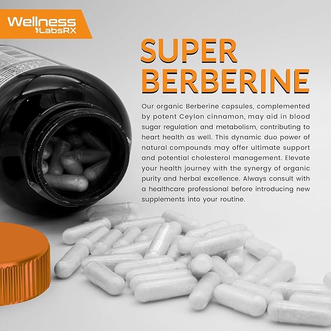 Berberine Supplement 1500mg 2 Packs