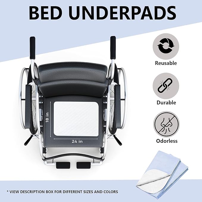 Platinum Care Pads™ Washable Bed Pads/Chair 18x24 - 4