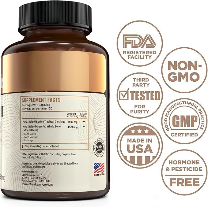 Bone Marrow Supplements - Bone Health & Joint Supplements for Men & Women, Bone Strength, Bone Restore and Bone Healing for Fracture, Joint Pain Relief & Joint Health