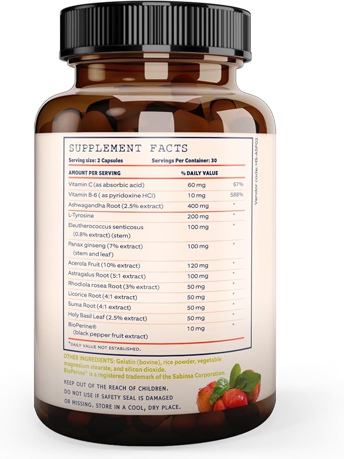 Adrenal Support & Cortisol Manager – 60 Non