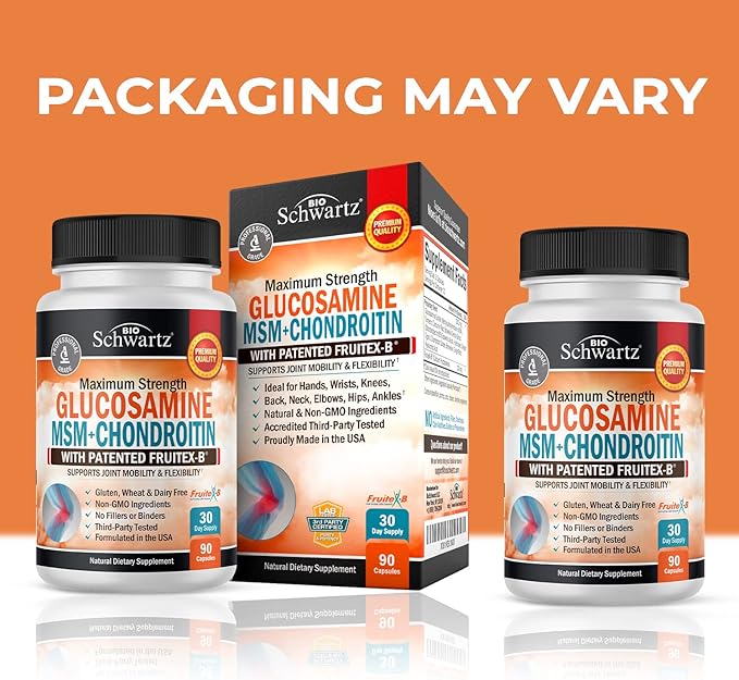 Glucosamine Chondroitin MSM Triple Strength Joint 90 Capsules