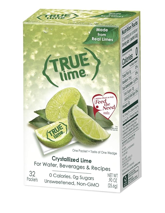 True Lemon, Lime, Orange & Grapefruit 32ct Boxes Sampler Pack (4 packs)