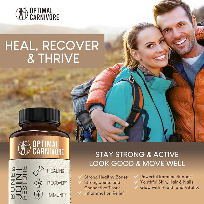 Bone Marrow Supplements - Bone Health & Joint Supplements for Men & Women, Bone Strength, Bone Restore and Bone Healing for Fracture, Joint Pain Relief & Joint Health