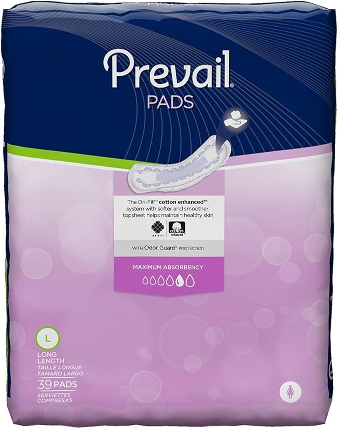 Prevail Incontinence Bladder Control Pads 39 count