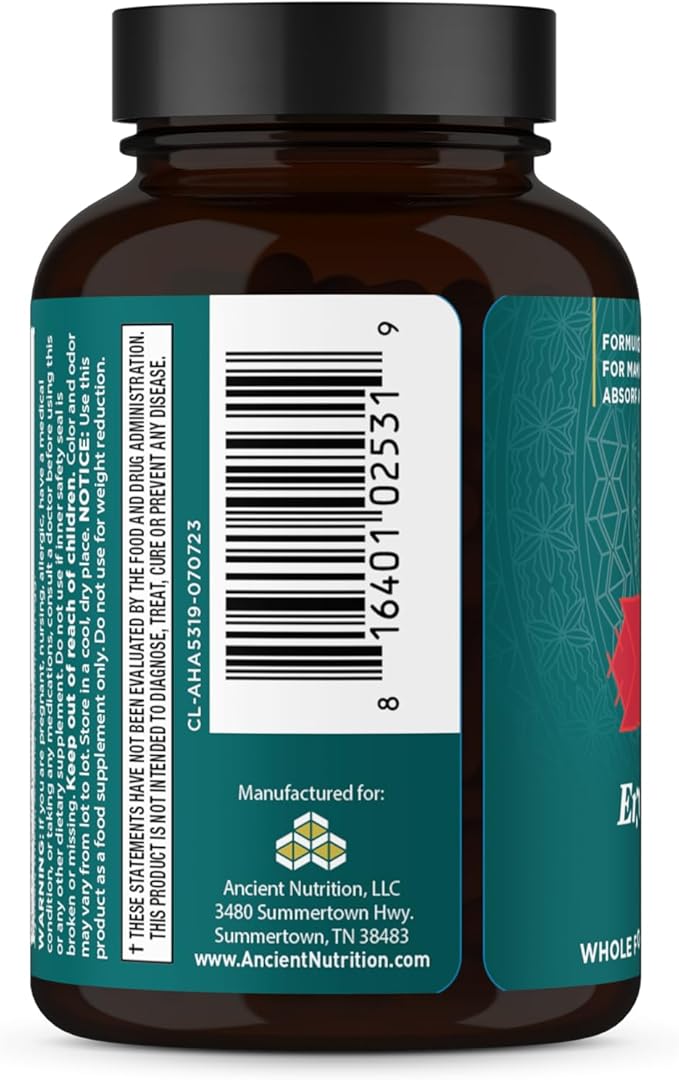 Adrenal Support with Ashwagandha Supplement by 1300mg, 60 60 Capsules