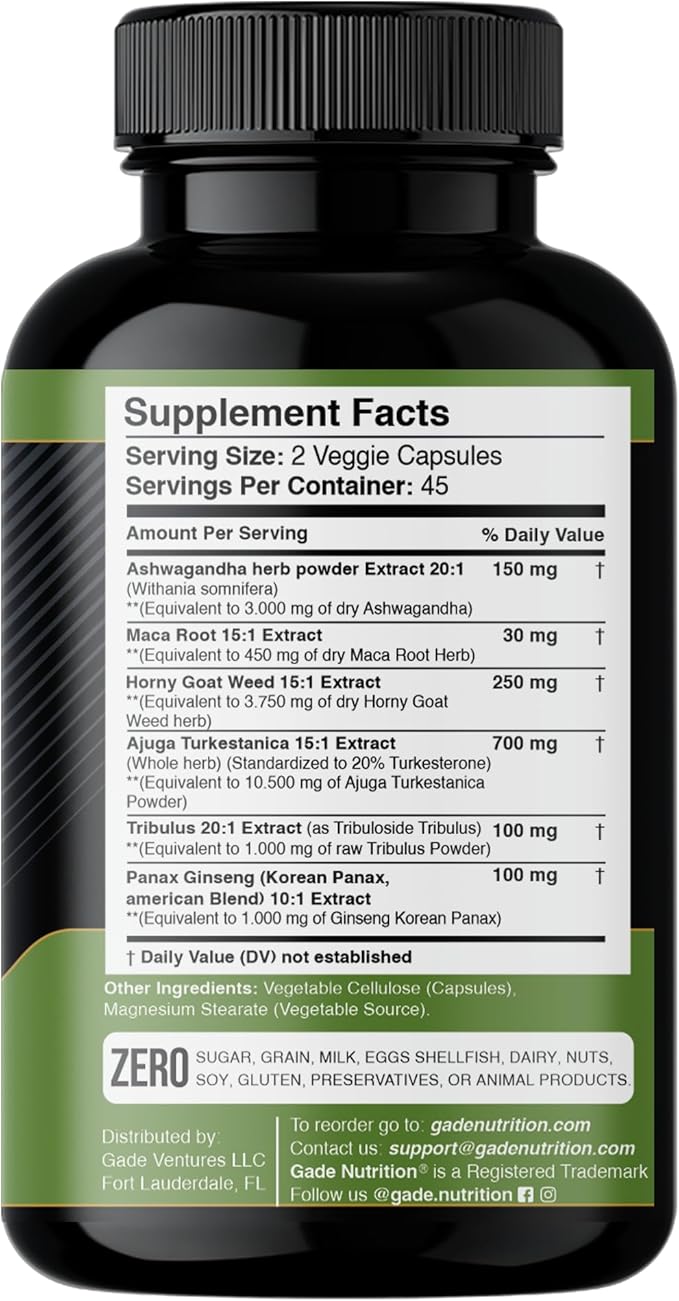 Ashwagandha - Maca Root - Horny