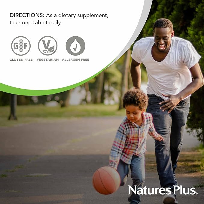 Natures Plus Vitamin B2 (Riboflavin) 250 mg, 60 Vegetarian 60 Servings