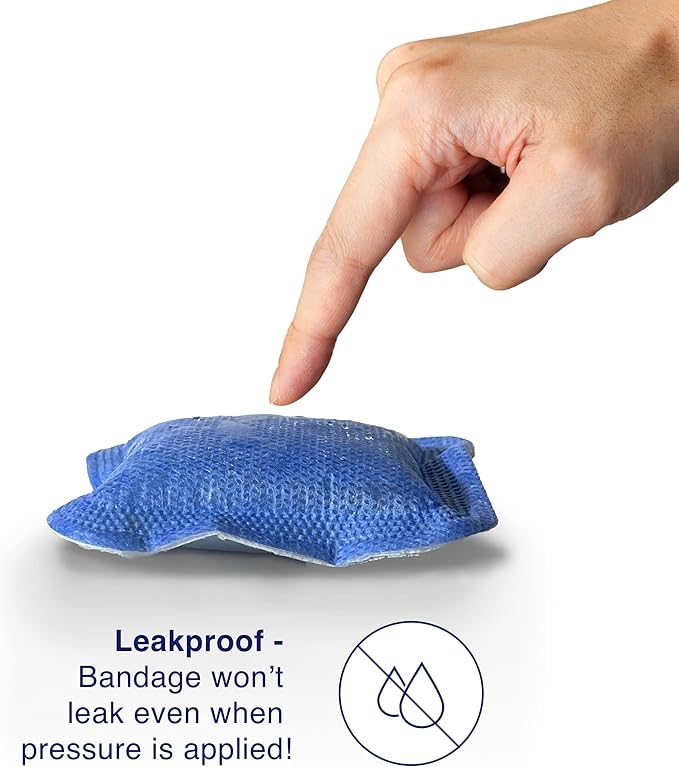 MedVance Super Absorbent Dressing, Non-Adhesive Pads 1st/2nd Degree 5 dressings (6"x6" Bandage, 5"x5" Absorbent