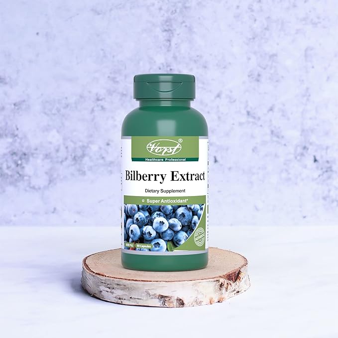 Vorst Bilberry Extract 8000mg Equivalent Raw 90 Capsules