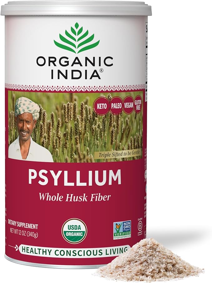 Organic India Psyllium Herbal Powder 12 Ounce 6)