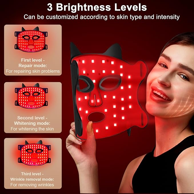 Red Light Therapy for Face, 4 660nm & 850nm Wavelength