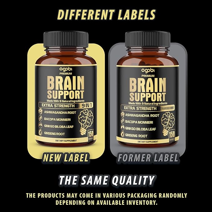 9in1 Brain Support Supplement 5750 Mg 150 Capsules 5 Months