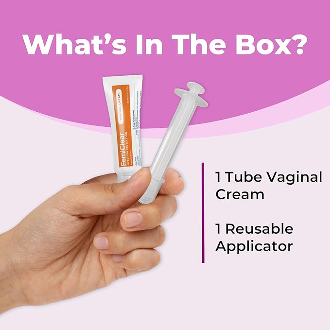 FemiClear BV & Yeast Infection Cream - Natural Homeopathic Feminine Care & Protection