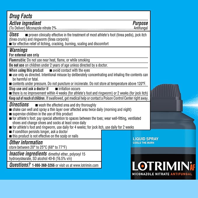Lotrimin Anti-Fungal Spray Liquid 4.6 oz