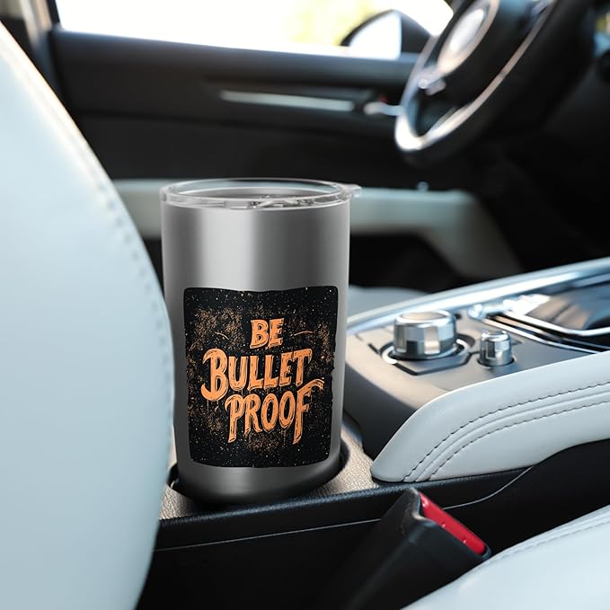 Awesome Be Bulletproof Costume for Adults and Kids Stainless Steel Insulated Tumbler