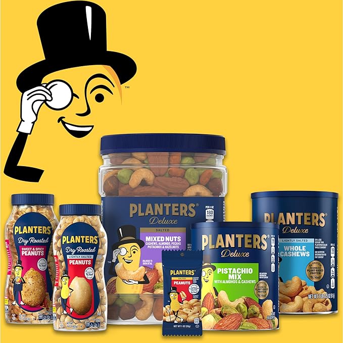 Planters Honey Roasted & Salted Cashews, 1.5 Ounce (Pack of 18)