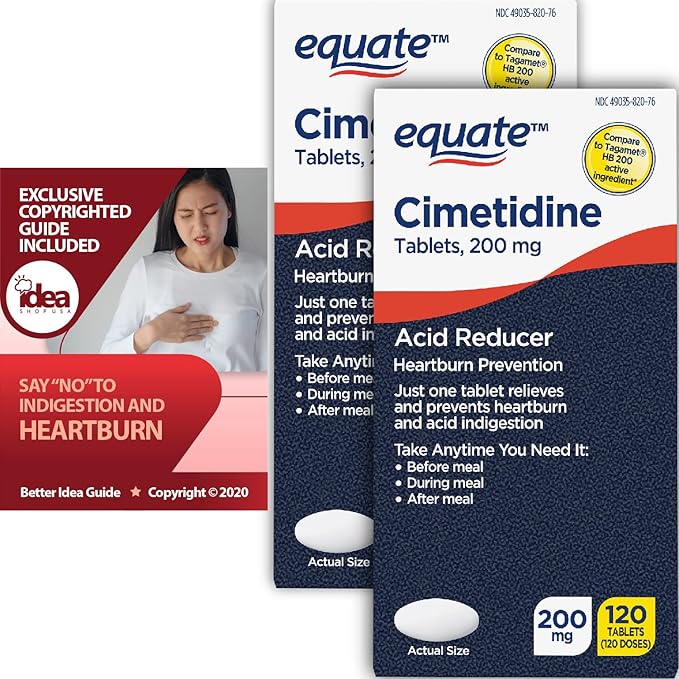 Cimetidine 200 mg (240 ct 2 Pack)
