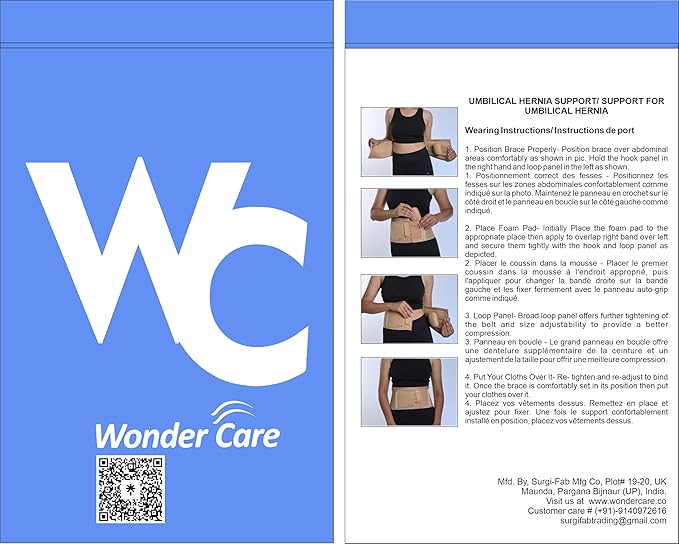 Wonder Care- Umbilical Hernia Support Belt 28"-32")