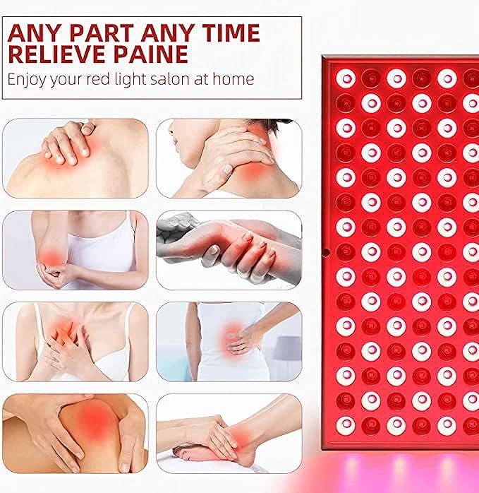 Red Light Therapy Device 45W 225 225 LED 660nm redlight 850nm Near-Infrared
